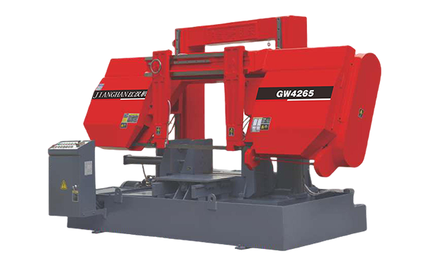 靖西GW4265双柱龙门卧式带锯床