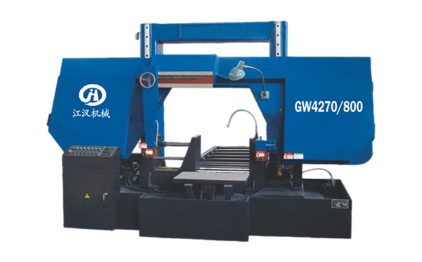 靖西GW4270/800双柱龙门卧式带锯床